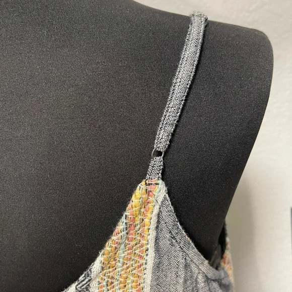 Rip Curl Baja Striped  100% Cotton Dress Medium - Picture 7 of 8